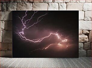 Πίνακας, Electrifying Lightning Storm Ηλεκτρική καταιγίδα κεραυνών