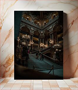 Πίνακας, Elegant Baroque Interior Κομψό μπαρόκ εσωτερικό
