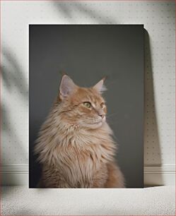 Πίνακας, Elegant Cat Portrait Κομψό Πορτρέτο Γάτας