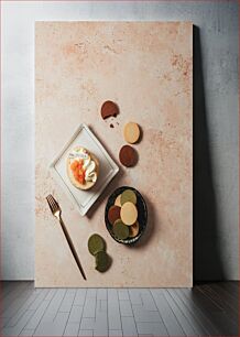 Πίνακας, Elegant Dessert Arrangement Κομψή σύνθεση επιδόρπιου