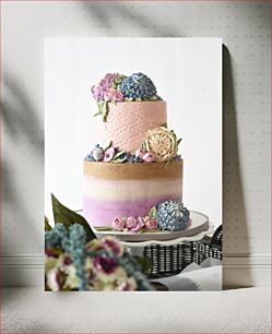 Πίνακας, Elegant Floral Cake Κομψό Floral Cake