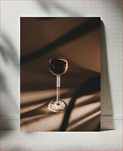 Πίνακας, Elegant Glass of Wine Κομψό ποτήρι κρασί