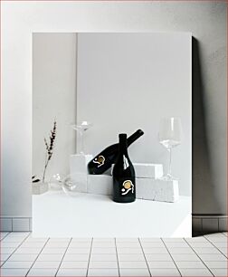 Πίνακας, Elegant Wine Bottle Display Κομψή οθόνη μπουκαλιών κρασιού