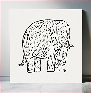 Πίνακας, Elephant (ca. 1891–1941) by Leo Gestel