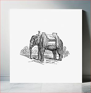 Πίνακας, Elephant ride from Lays of India... Third Edition (1879) published by Aliph Cheem