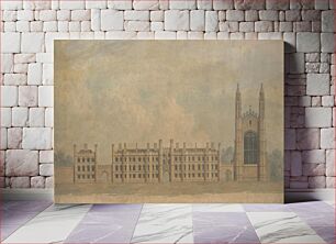 Πίνακας, Elevation of a Proposed Design for King's College, Cambridge