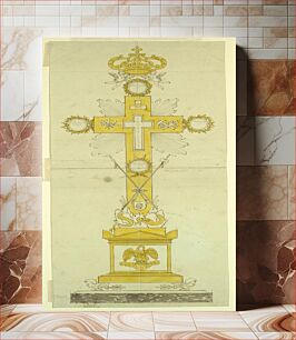 Πίνακας, Elevation of a Reliquary Cross, Pietro Belli