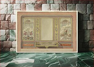 Πίνακας, Elevation of a Salon Wall, for the Palace of the Prince of Hesse by Etienne Dubois