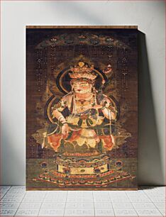 Πίνακας, Eleven-faced Goddess of Mercy (絹本著色十一面観音像, kenpon choshoku jūichimen kannonzō)