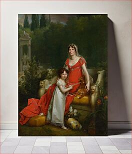 Πίνακας, Elisa Bonaparte with her daughter Napoleona Baciocchi - François Gérard - Google Cultural Institute