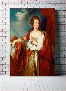 Πίνακας, Elizabeth, Countess of Effingham (ca. 1797) by Benjamin West