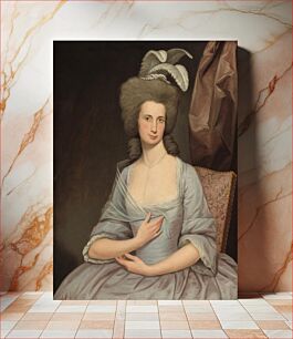 Πίνακας, Elizabeth Stevens Carle (ca. 1783–1784) by Joseph Wright