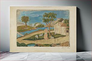 Πίνακας, Embroidered Picture (ca. 1937) by James H.C. Vail