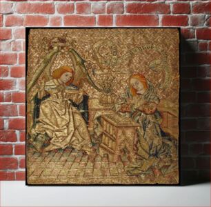 Πίνακας, Embroidery with the Annunciation, Netherlandish