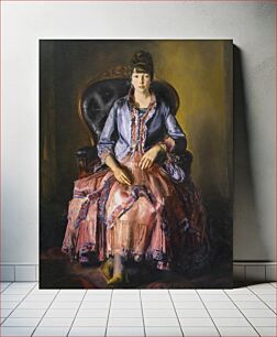 Πίνακας, Emma in a Purple Dress (1920–1923) by George Wesley Bellows