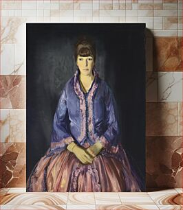 Πίνακας, Emma in the Purple Dress (1919) by George Wesley Bellows