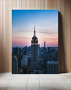 Πίνακας, Empire State Building at Sunset Empire State Building στο ηλιοβασίλεμα