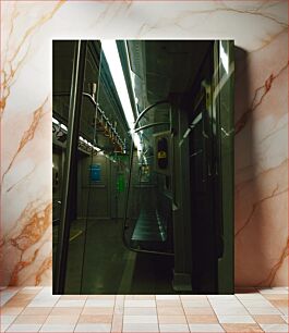 Πίνακας, Empty Subway Car Άδειο αυτοκίνητο του μετρό