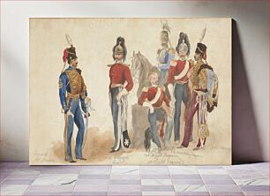 Πίνακας, English Dragoons and Hussars