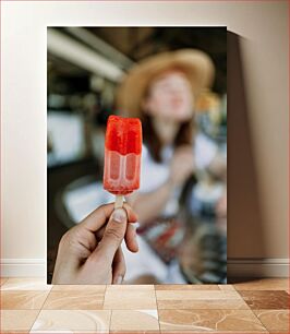 Πίνακας, Enjoying a Popsicle Απολαμβάνοντας ένα Popsicle