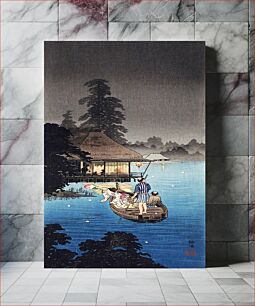 Πίνακας, Enjoying Evening Cool (ca.1926–1927) by Hiroaki Takahashi