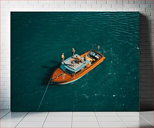 Πίνακας, Enjoying Time on Boat Απολαμβάνοντας χρόνο στο σκάφος