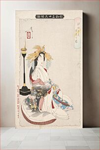 Πίνακας, Enlightenment of the Courtesan Jigokudayu by Tsukioka Yoshitoshi