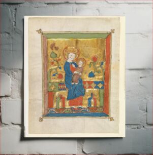 Πίνακας, Enthroned Virgin and Child by Unidentified artist