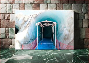 Πίνακας, Entrance to Ice Cave Είσοδος στο Ice Cave