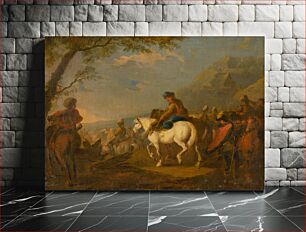 Πίνακας, Equestrian expedition