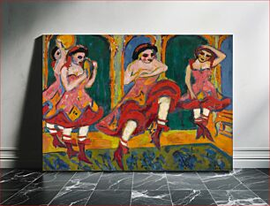 Πίνακας, Ernst Ludwig Kirchner - Czardas dancers