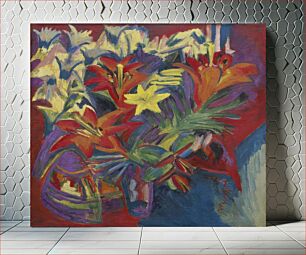 Πίνακας, Ernst Ludwig Kirchner's Still Life with Lilies (1917)