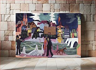 Πίνακας, Ernst Ludwig Kirchner's View of Basel and the Rhine (1927–1928)