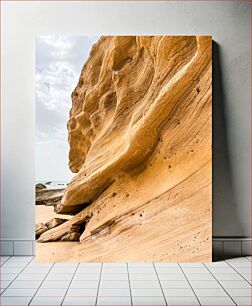 Πίνακας, Eroded Sandstone Cliff Διαβρωμένος βράχος ψαμμίτη