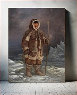 Πίνακας, Eskimo Man by Antonion Zeno Shindler