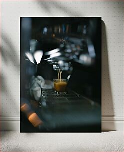 Πίνακας, Espresso Pouring from Coffee Machine Espresso Pouring from Coffee Machine