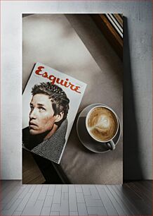 Πίνακας, Esquire Magazine with Coffee Περιοδικό Esquire με καφέ