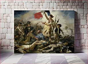 Πίνακας, Eugène Delacroix's Liberty Leading the People, painting commemorating the French Revolution of 1830 (July Revolution) on 28 July 1830 by