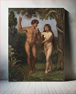 Πίνακας, Eve Tempts Adam by Wilhelm Marstrand