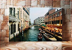 Πίνακας, Evening at a Venetian Canal Βράδυ σε Ενετικό Κανάλι