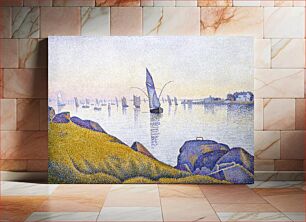 Πίνακας, Evening Calm, Concarneau, Opus 220 (Allegro Maestoso) (1891) by Paul Signac