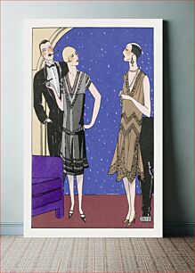 Πίνακας, Evening dresses (1926) by Jean Patou and George Doeuillet