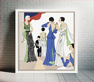 Πίνακας, Evening gowns (1932) by Joseph Paquin