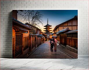 Πίνακας, Evening in Historic Kyoto Βράδυ στο Ιστορικό Κιότο