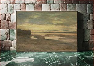 Πίνακας, Evening on the Thames by Homer Dodge Martin