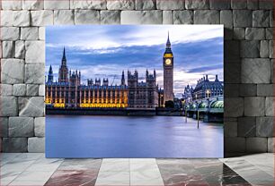 Πίνακας, Evening View of the Palace of Westminster Απογευματινή άποψη του Παλατιού του Γουέστμινστερ