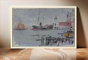 Πίνακας, Excursion pier (between ca. 1901 and 1908) in high resolution by Joseph Pennell