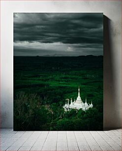 Πίνακας, Exotic Temple under Stormy Skies Εξωτικός ναός κάτω από τους θυελλώδεις ουρανούς