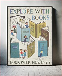 Πίνακας, Explore with books. Book week, Nov. 17-23