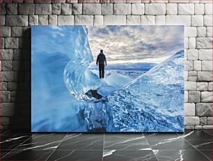 Πίνακας, Exploring Amidst the Ice Εξερεύνηση Ανάμεσα στον Πάγο
